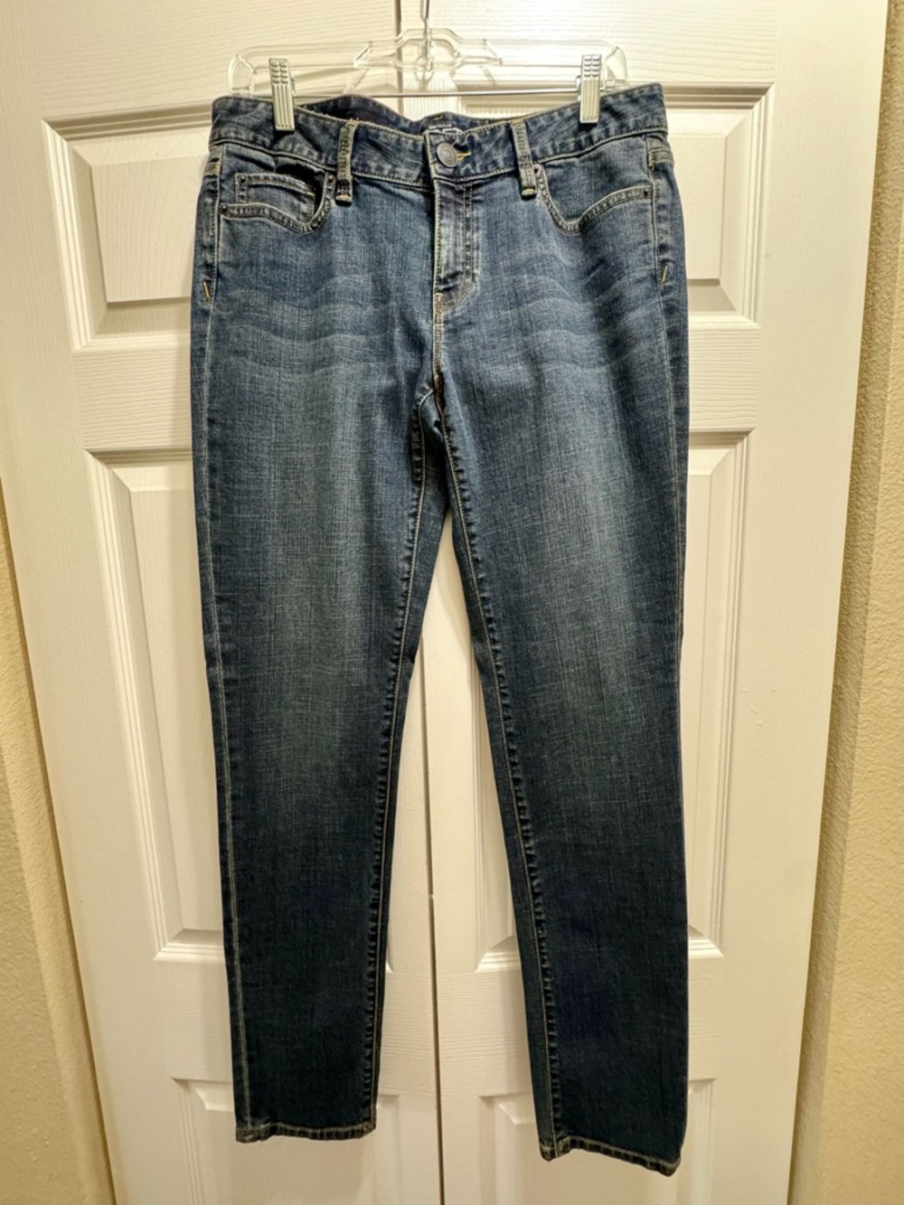 Ann Taylor Women's Skinny Jeans in Medium Blue Wash